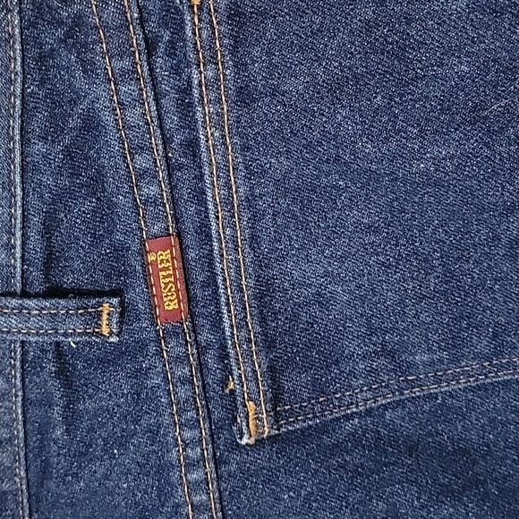 NWOT Restler Men's Denim Blue Jeans Size 33x32 - Picture 5 of 7